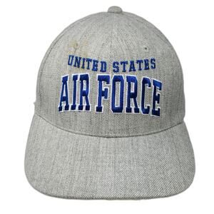 Rapid Dominance US Air Force Snapback Hat Gray One Size Official Licensed Logo